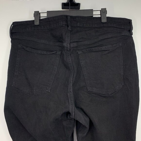 Old Navy Jeans OG Straight High Rise Black Denim - Picture 9 of 10